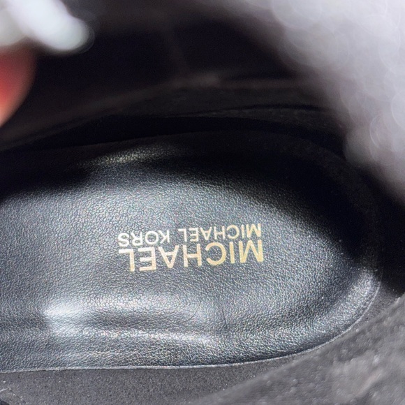 MICHAEL KORS BLACK LEATHER RIDLEY OVER THE KNEE BOOTS SZ 8 - Picture 6 of 15